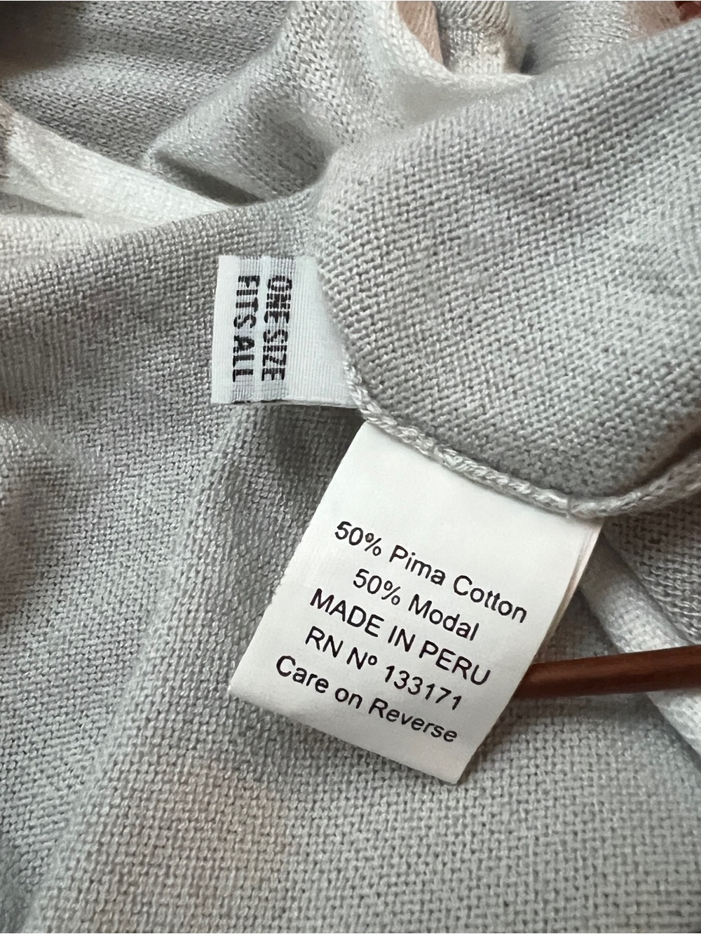 PLANET BY LAUREN G Grey Cream Pima Cotton Modal Sleeveless Tank Dress OS - Picture 6 of 10